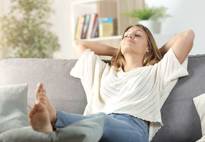 Fokus auf Entspannung im Alltag